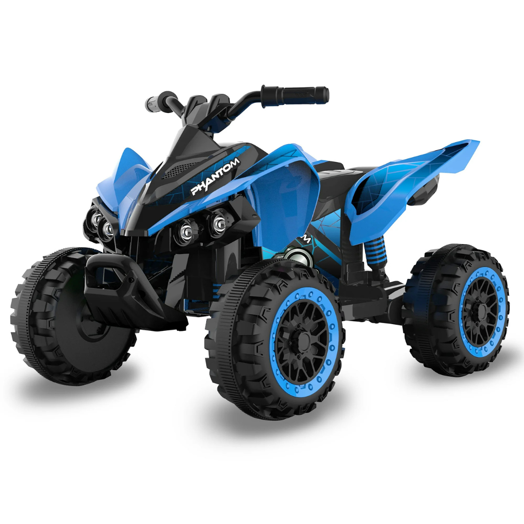 Action Wheels 12V Blue Phantom Attery Powered ATV Rideon