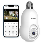 LaView 4MP 360-Degree 2K Wireless Smart Bulb Security Camera