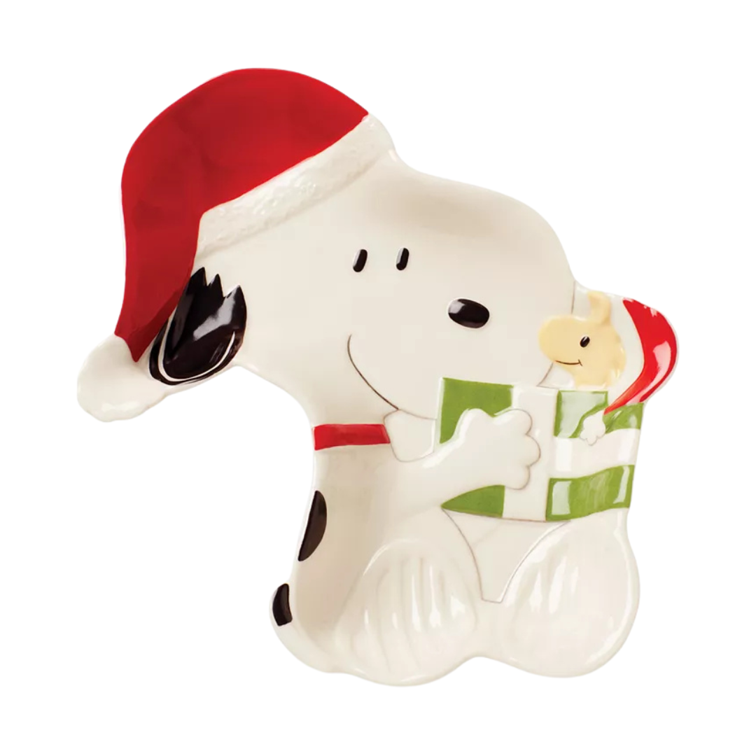 Lenox Snoopy & Woodstock Figural Candy Dish