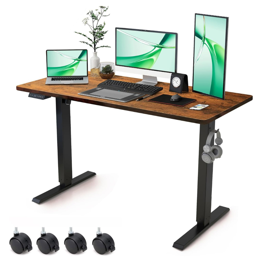 Win Up Time Electric Adjustable 48" Standing Desk