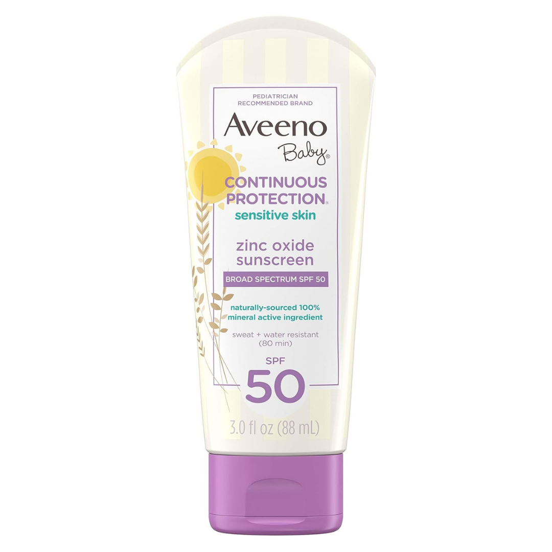 Aveeno Baby Protection Zinc Oxide Mineral Sunscreen Lotion, 3 fl. Oz