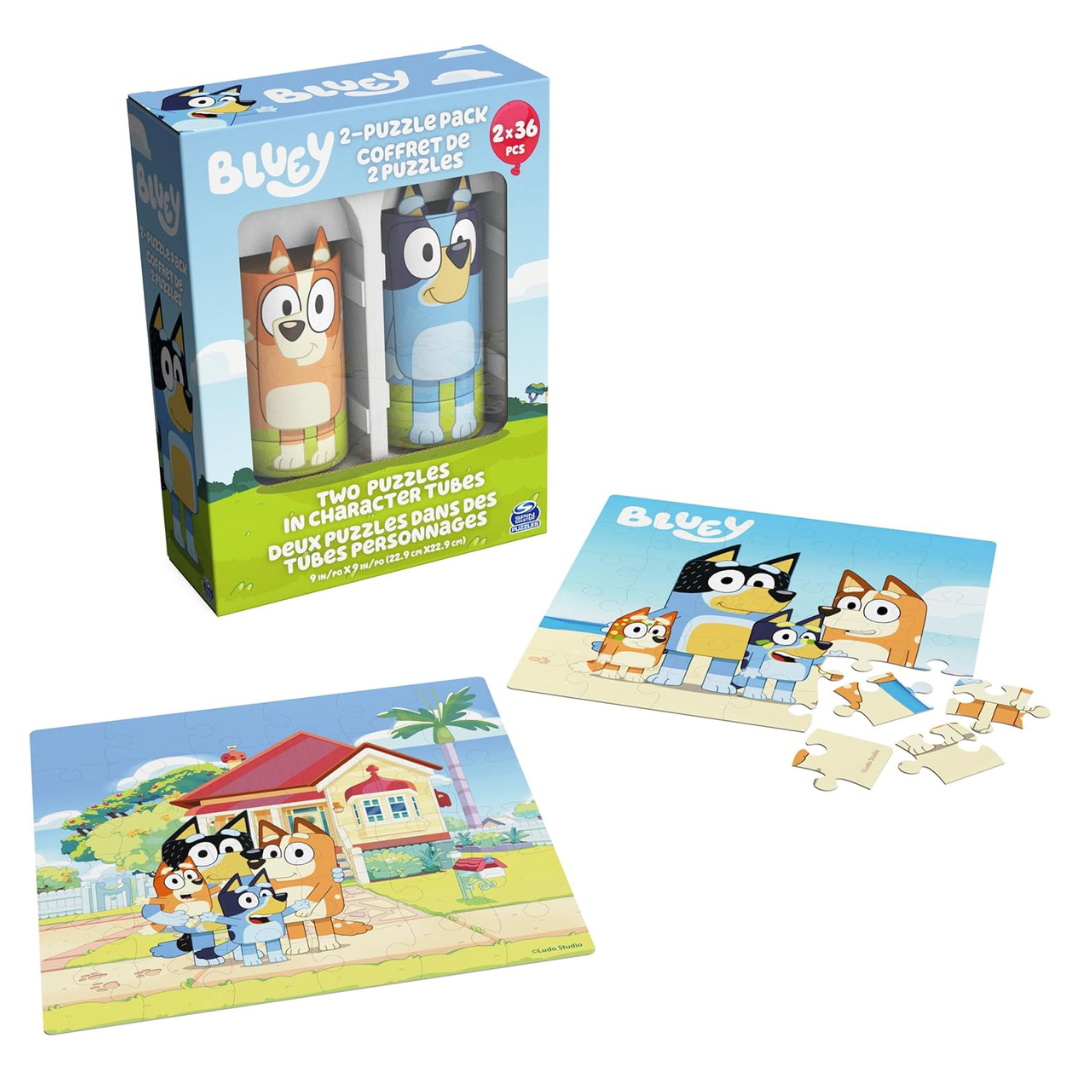 Spin Master Bluey 2-Pack Of 36-Piece Jigsaw Puzzles