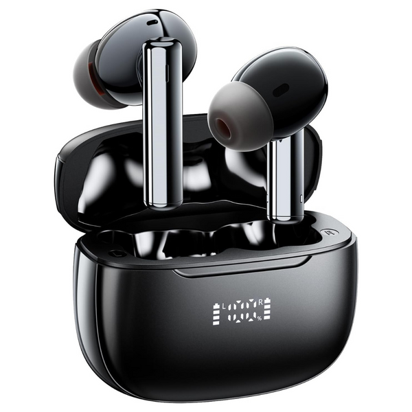 Active Noise Canceling Bluetooth Ear Buds With Charging Case