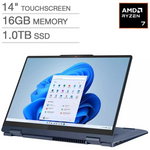 Lenovo IdeaPad 5 14" WUXGA Touchscreen 2-in-1 Laptop (Ryzen 7 8845HS / 16GB RAM / 1TB SSD)