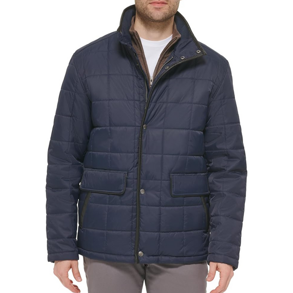 Cole Haan Men's Box Quilted Jacket (Navy)