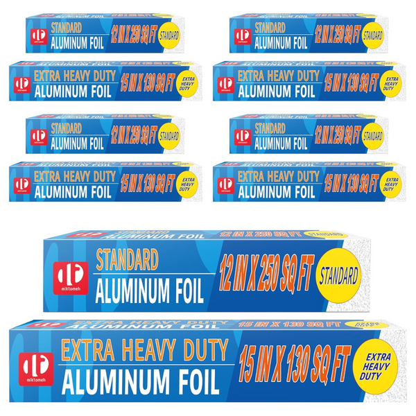 5-Pack Extra Heavy Duty Standard Aluminum Foil, 130 Sq Ft