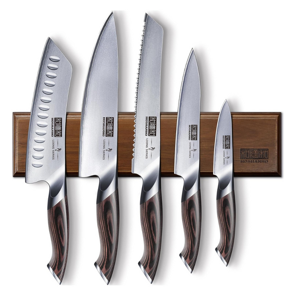 6-Piece Japanese German High Carbon Steel Kitchen Knife Set