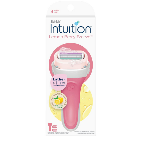 Schick Intuition Lemon Berry Breeze Razors For Women