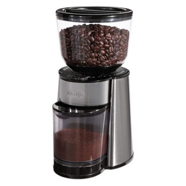 Mr. Coffee Automatic Burr Mill Coffee Grinder with 18 Custom Grinders