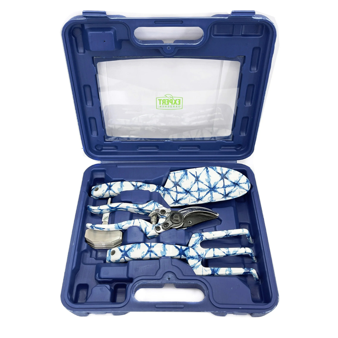 23-Piece Expert Gardener Shibori Gardening Tool Set With Carrying Case