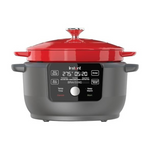 6-Quart Instant Pot 5-in-1 1500W Electric Round Dutch Oven (Red)