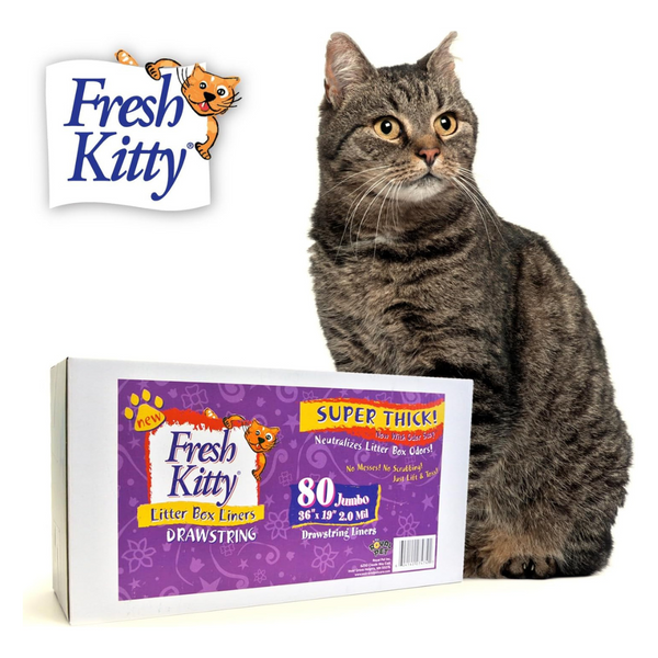 80-Count Fresh Kitty Litter Box Liners