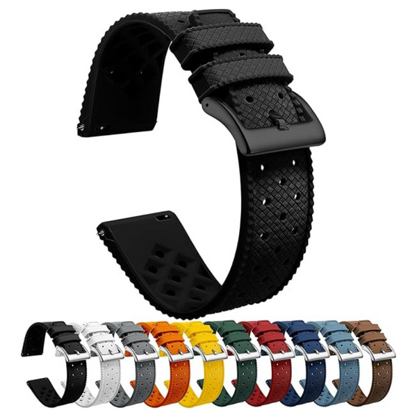 Artthurse Soft Breathable Waterproof Sport Silicone Watch Bands