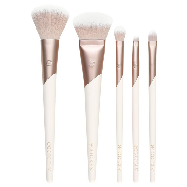 Natural Elegance Professional Face Makeup & Foundation Brush 5 Piece Set