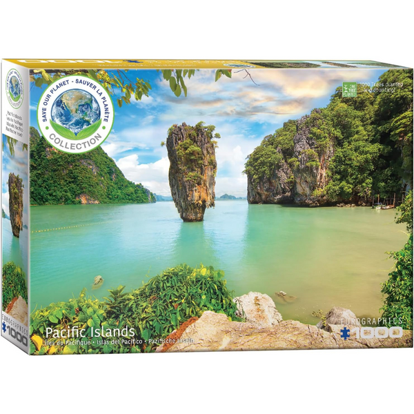 EuroGraphics Pacific Islands 1000-Piece Jigsaw Puzzle