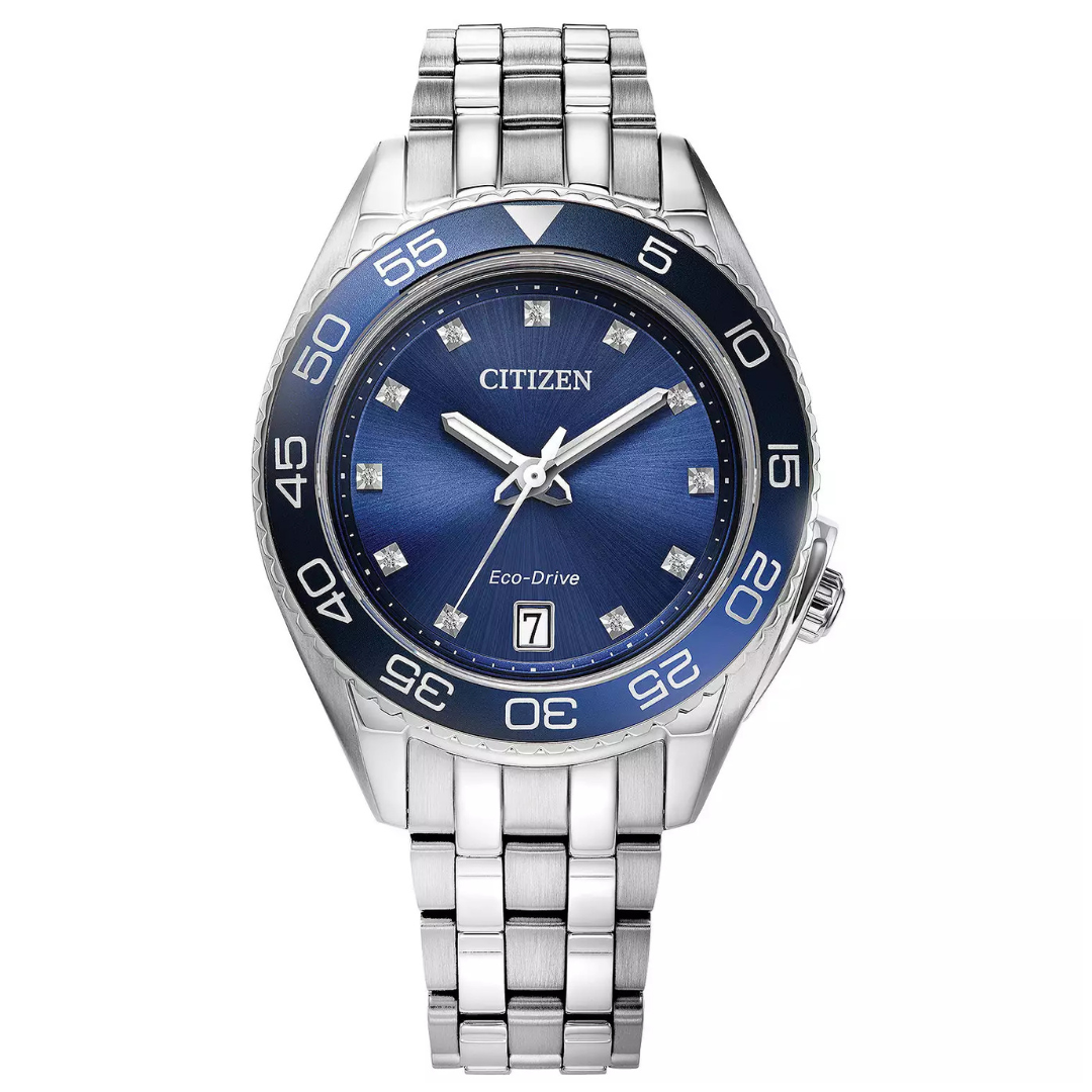 Citizen Women's Eco-Drive Carson Stainless Steel Bracelet Watch