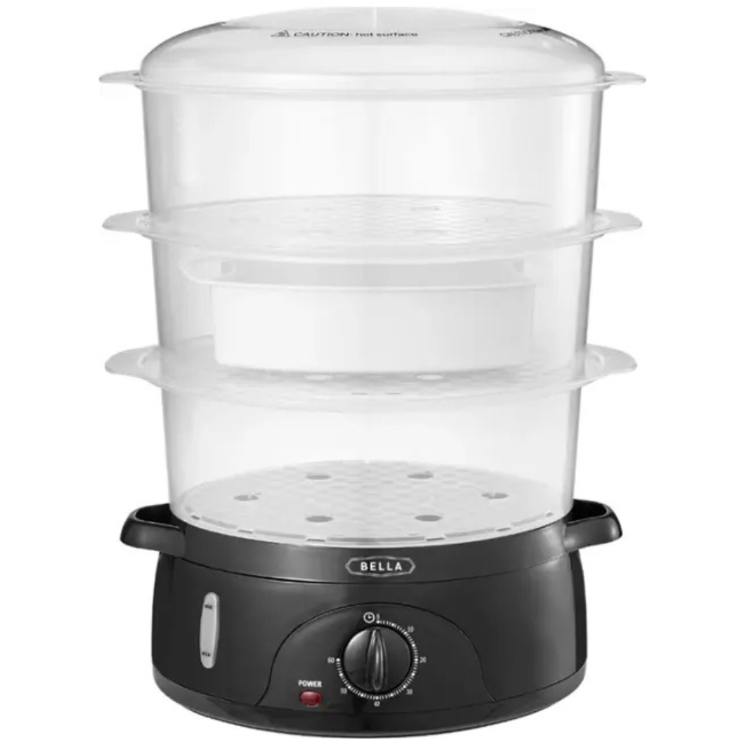 Bella 9.5-Qt. 3-Tier Food Steamer