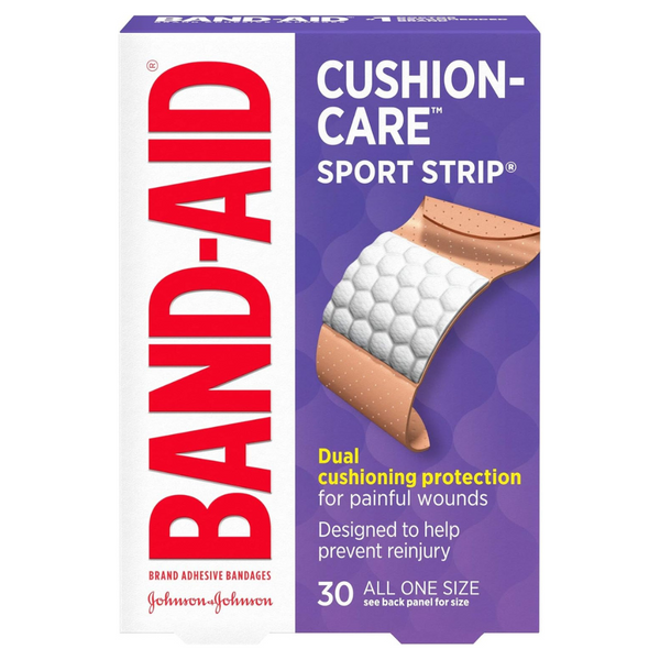 30-Count Band-Aid Brand Sport Strip/Extra Wide Adhesive Bandages