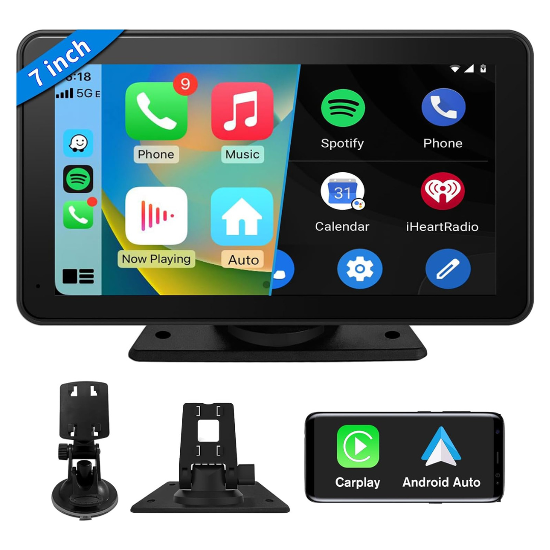 7" HD Portable Car Stereo Touch Screen