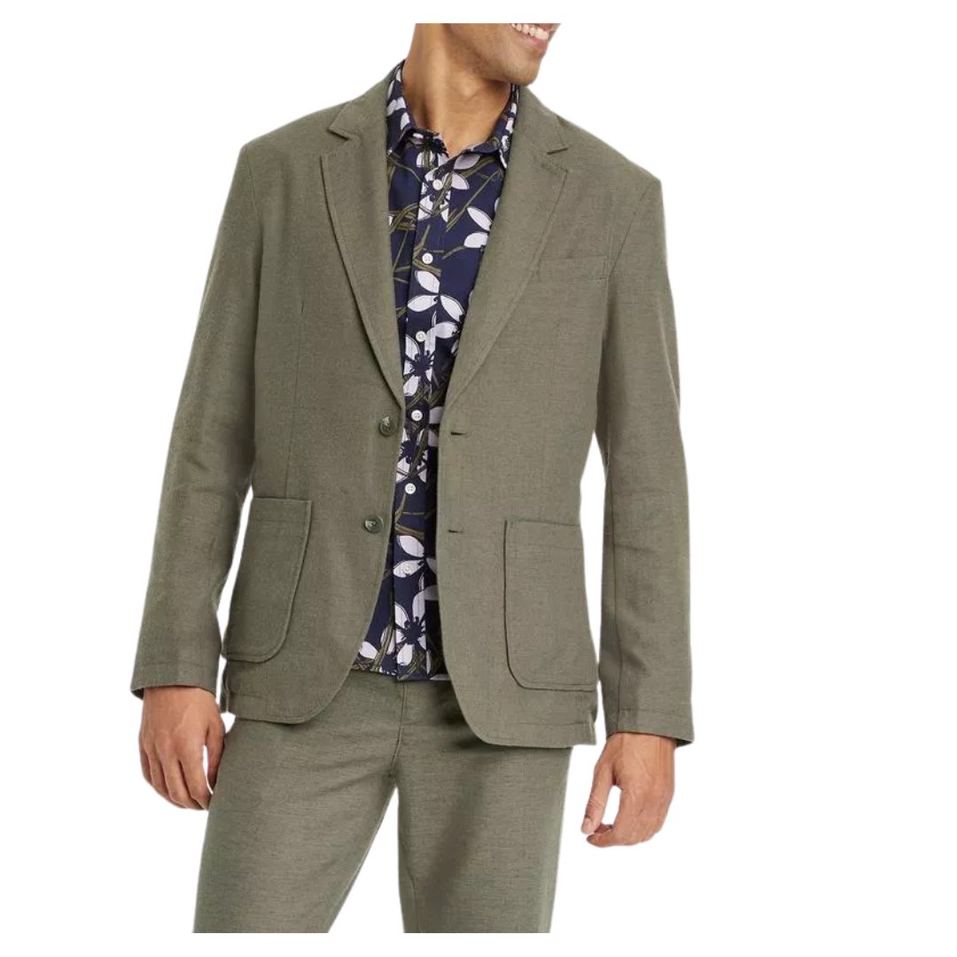 Goodfellow & Co Men's Button Up Linen-Blend Jacket (Various)