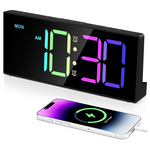 RGB Colorful Changing Digital Clocks With Adjustable Volume