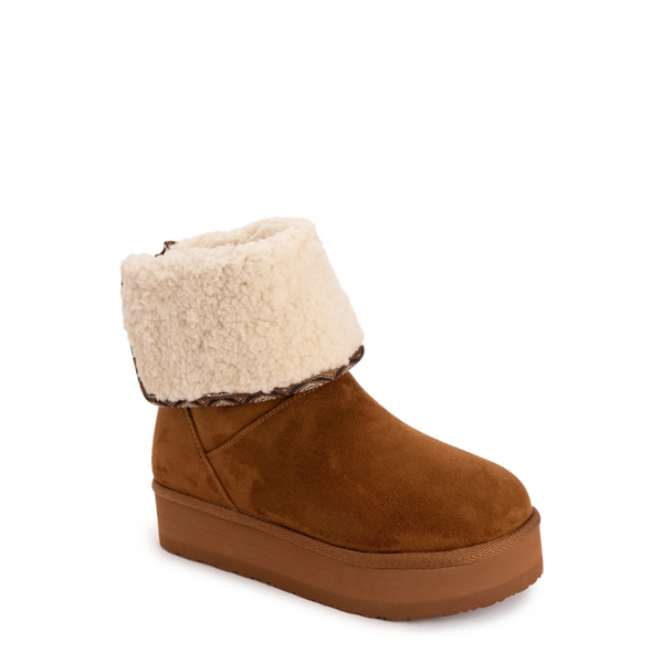 Muk Luks Women's Adelle Cozy Platform Foldover Boot (3 Color Options)