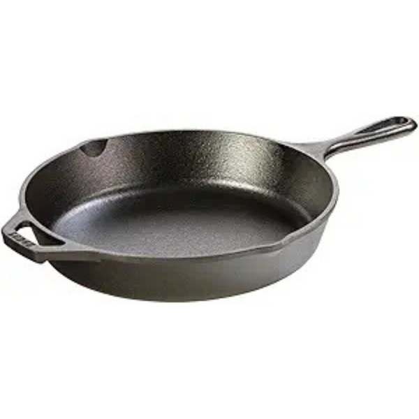 Lodge 10.25" Pre-Seasoned Cast Iron Skillet With Signature Teardrop Handle