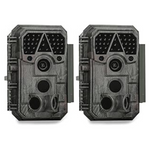 2-Pack Meidase P70 64MP Night Vision Waterproof Game Trail Camera