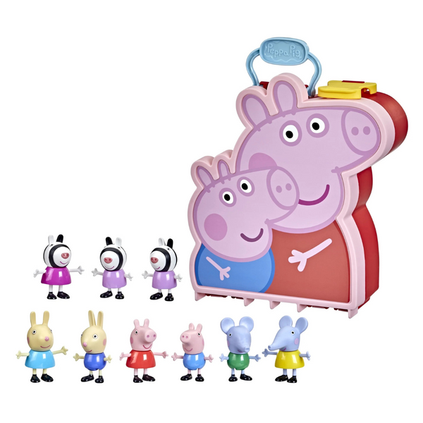 Peppa Pig Peppa’s Adventures Carry-Along Brothers & Sisters Preschool Toy