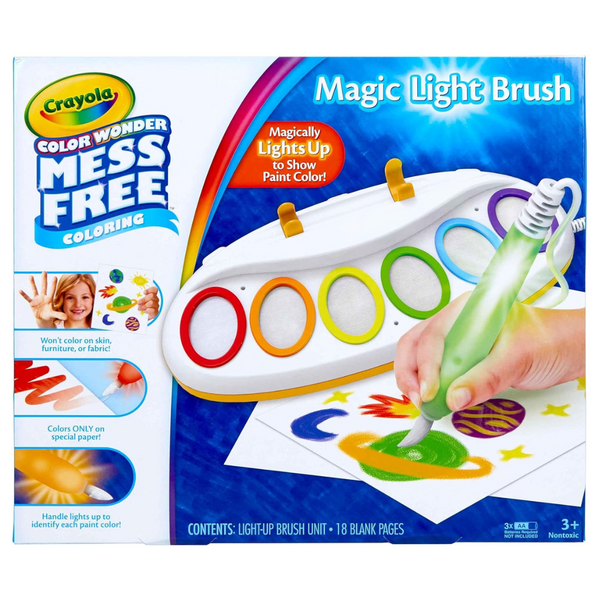 Crayola Color Wonder Magic Light Brush, Mess Free Painting Station