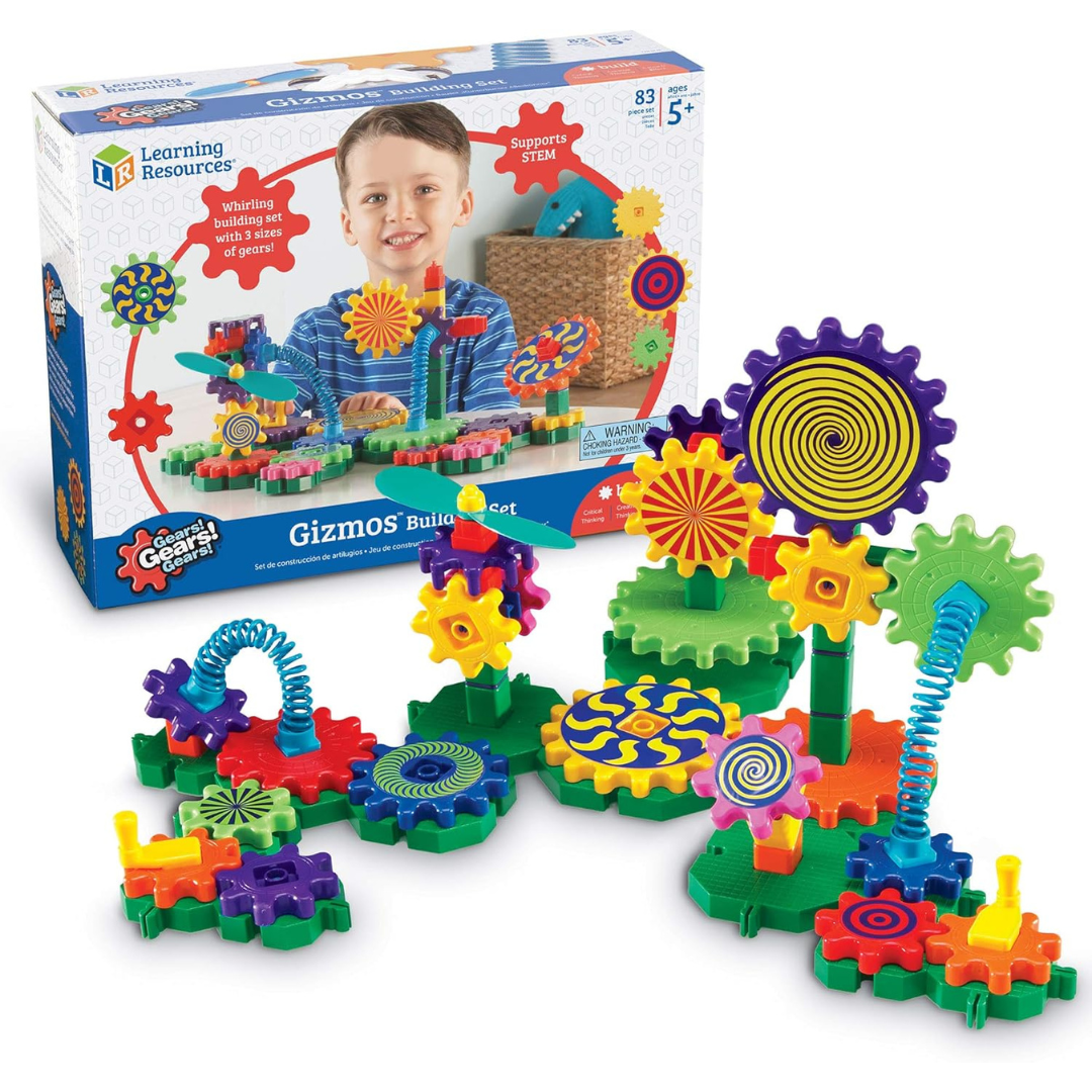 Learning Resources Gears! Gears! Gears! Gizmos Building Set (83 Pieces)