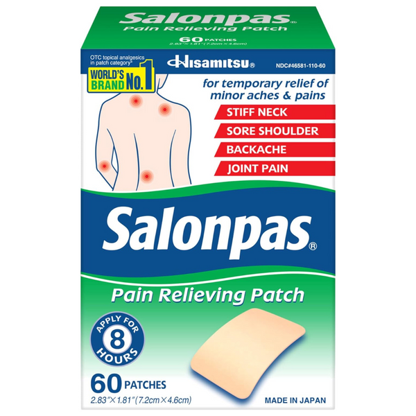 60-Count Salonpas Muscle Soreness Pain Relieving Patch