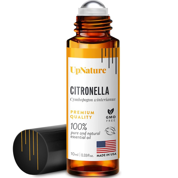 UpNature Roll On 100% Natural Citronella Essential Oil, 10 ml