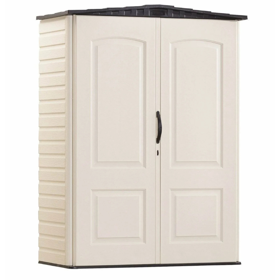 Rubbermaid Resin Weather Resistant Outdoor Storage Shed (4'5" x 2'3")