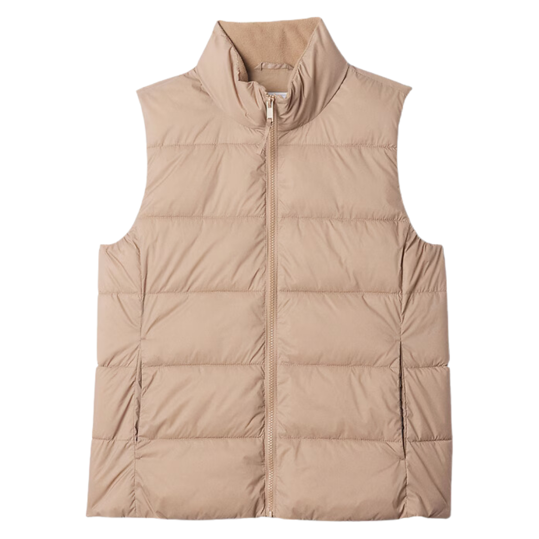 Gap Factory Women's ColdControl Puffer Vest (Warm Golden Brown)