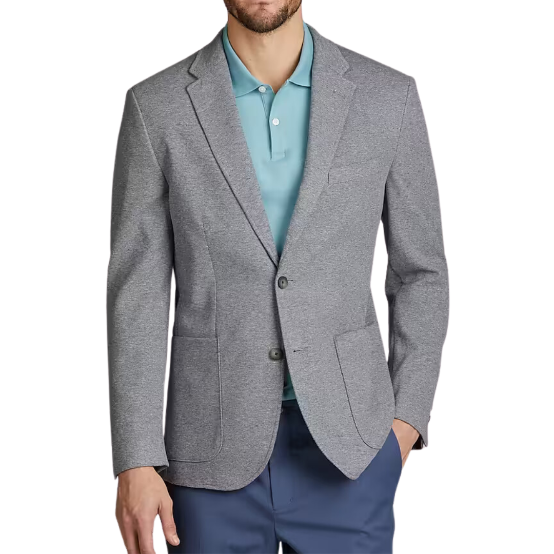 Jos. A. Bank Men's Tailored Fit Pique Knit Jacket (3 Colors)