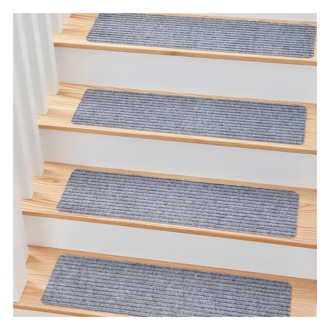 8" X 30" (28 in Pack) Non-Slip Carpet Stair Treads Non-Skid Safety Rug