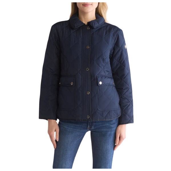 Michael Kors Diamond Quilted Jacket (Navy)