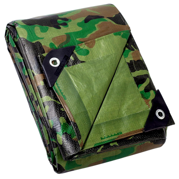 Guard Shield Lightweight Waterproof 12x12 Feet Camouflage Tarp