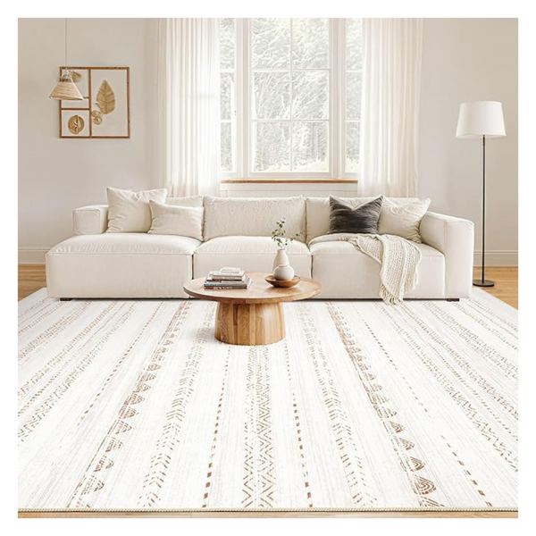 5ft x 7Ft Large Non-Slip Stain Resistant Soft Floor Rug Carpet