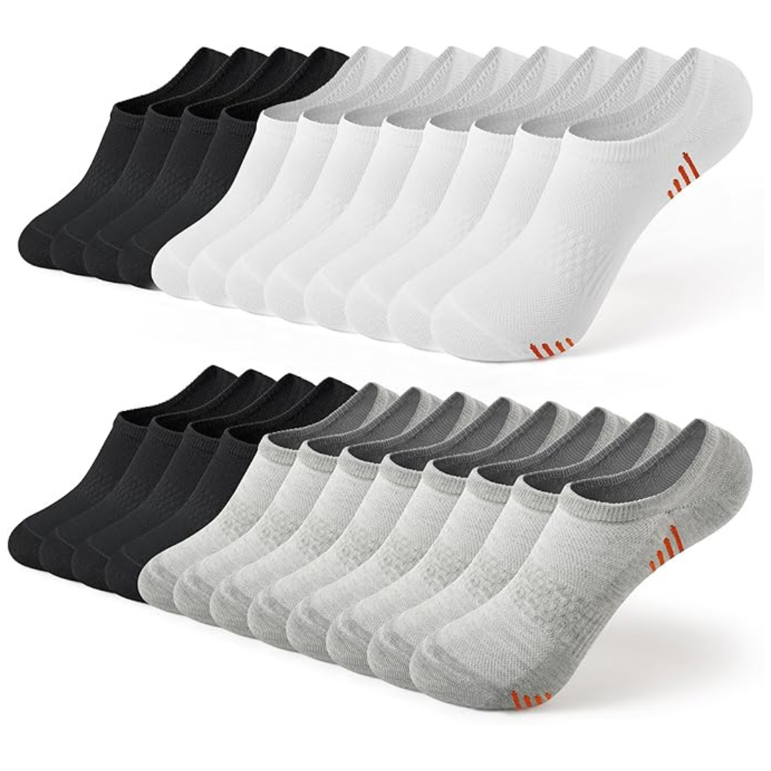 12-Pairs Honeysea Women's No Show Running Socks