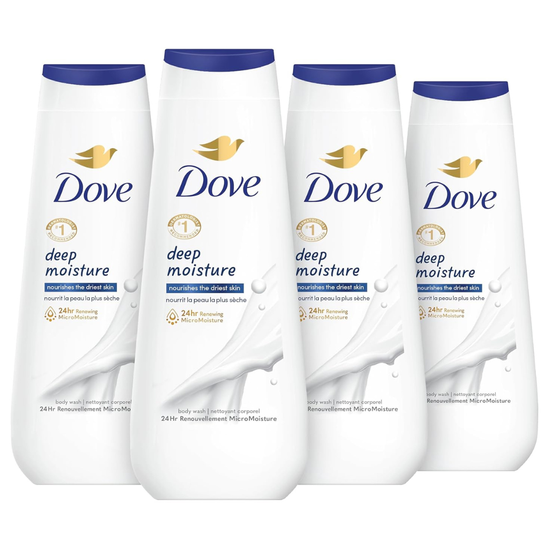 4-Count 20-Oz Dove Deep Moisture Body Wash