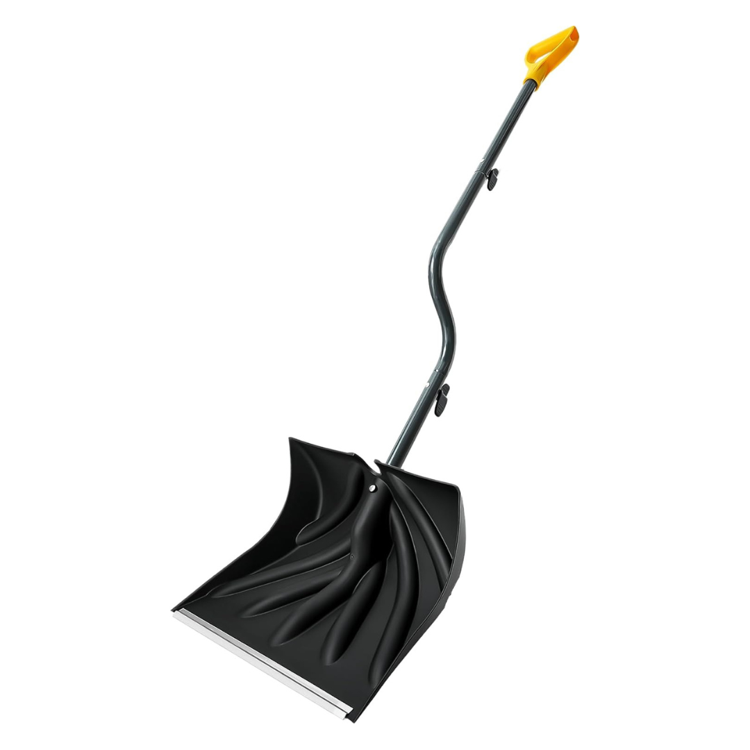 Yeitsnow 17 Wide Ergonomic Heavy Duty Snow Shovel (Black)