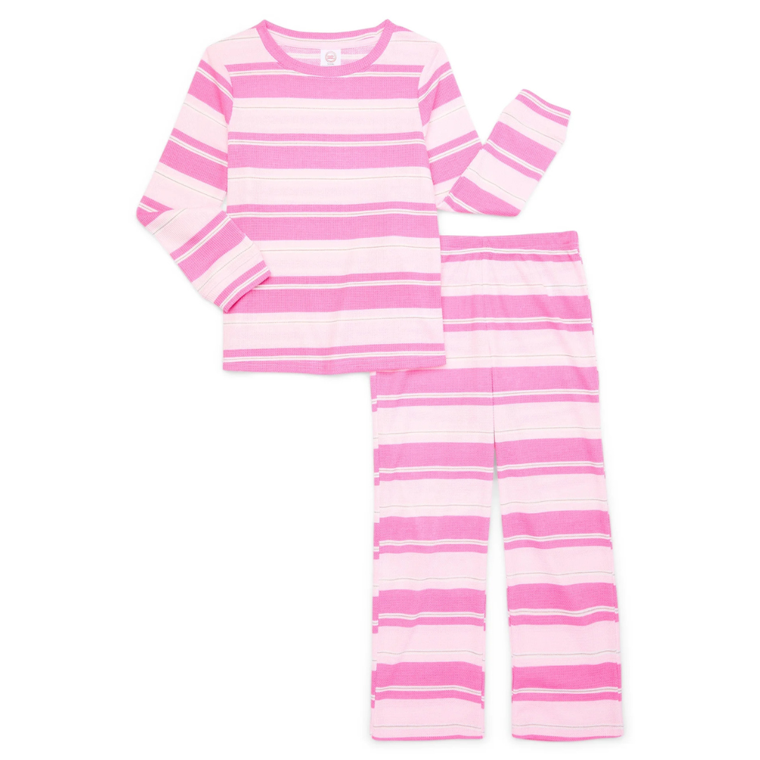 Wonder Nation Long Sleeve 2 Piece Pajama Sets