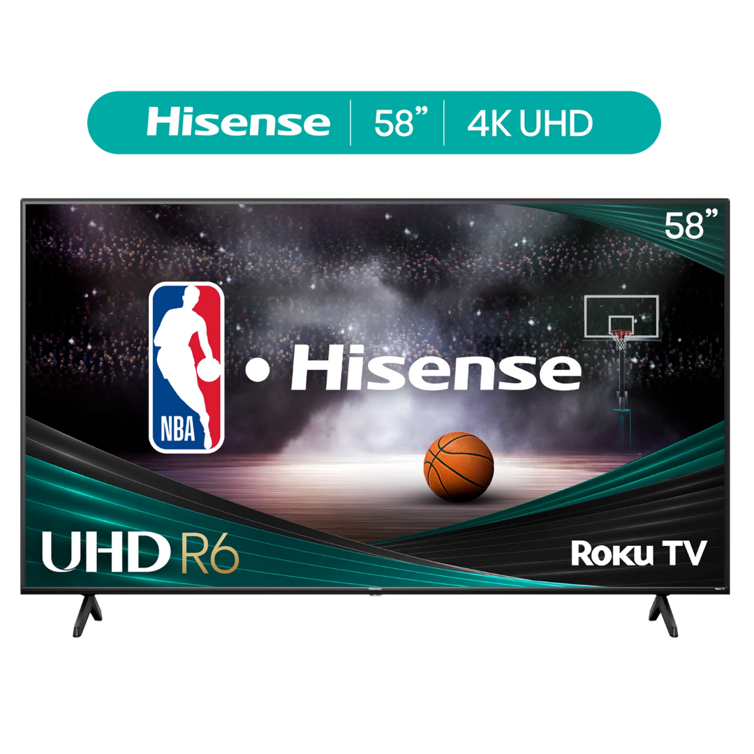 Hisense 58R6E3 58" 4K Ultra HDR LED Roku TV