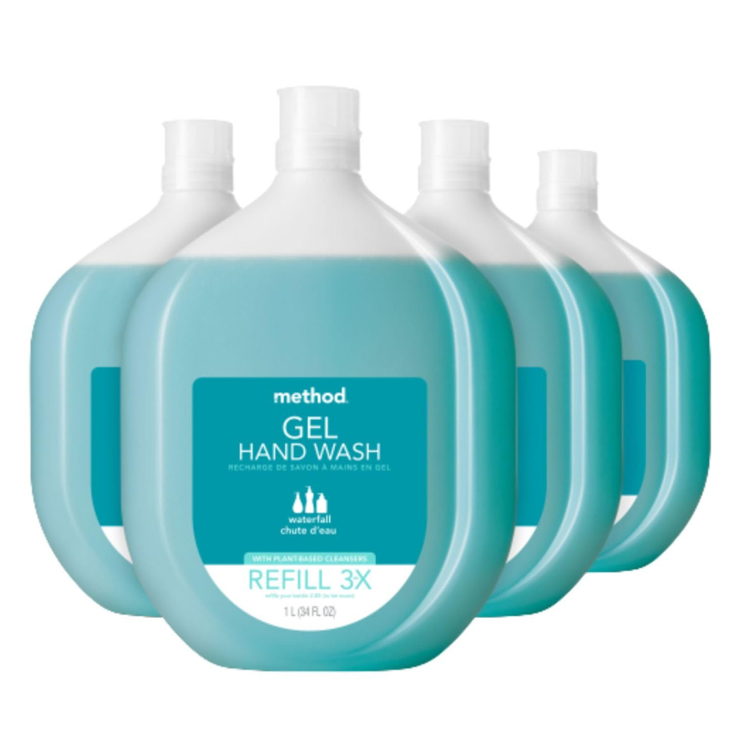 4-Pack Method 34.Oz Method Waterfall Scent Hand Soap Refill