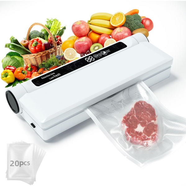 Food Saver Vacuum Sealer Machine with 20 Food Preservation Bags