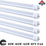 25-Count Single Pin 8 Foot LED Shop Tube Light