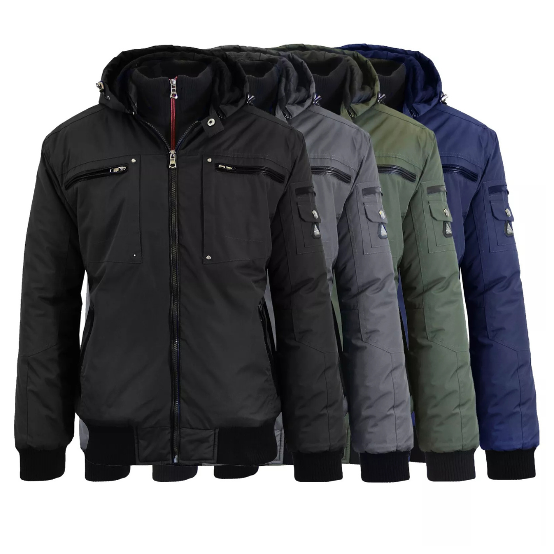 GBH Men's Heavyweight Warm Jackets with Zipper (various colors)