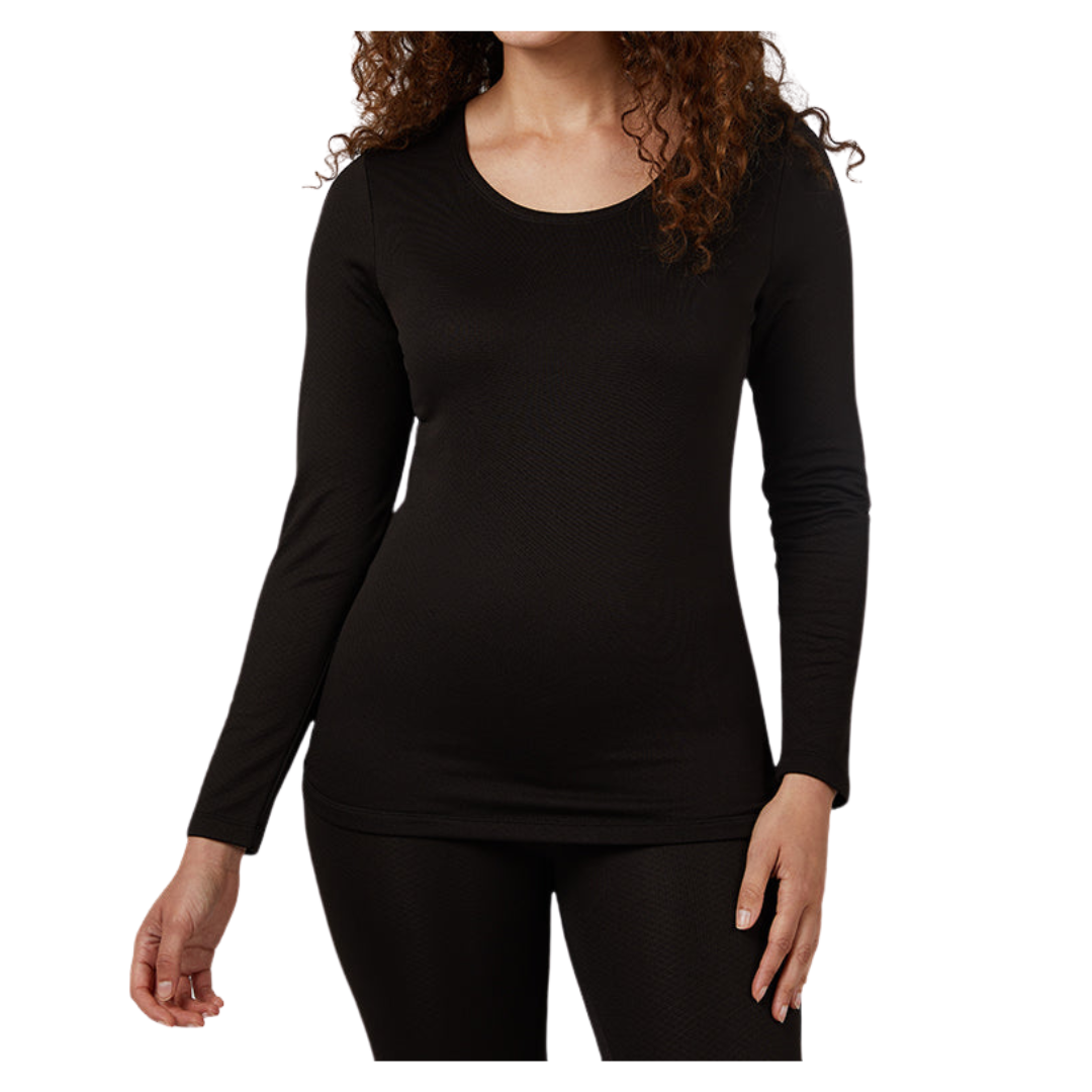 32degrees Women's Midweight Brushed Baselayer Scoop Top (Various)